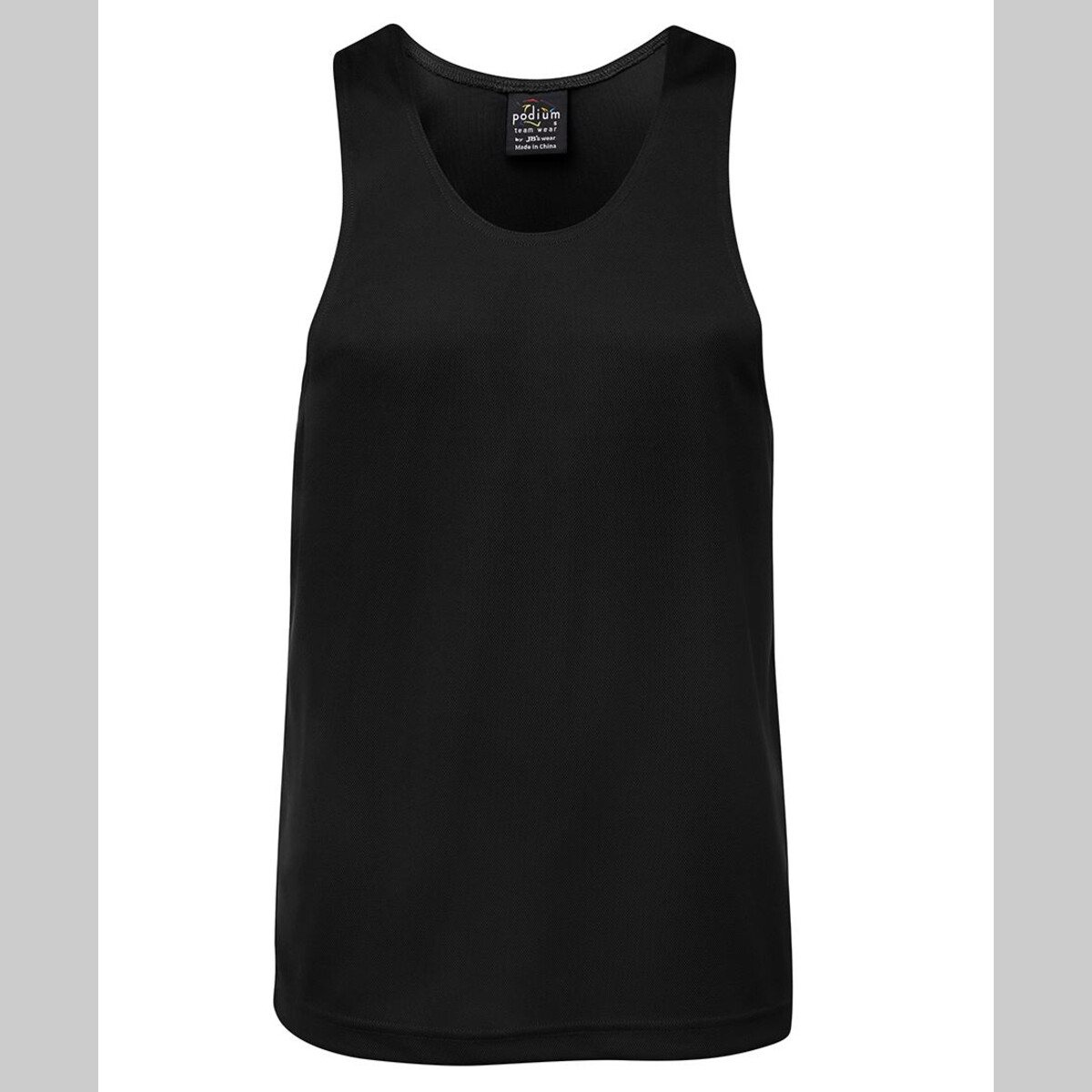 Mens JB's Wear Cooldry 7PS Singlet Front