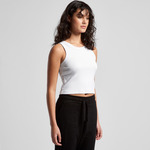 Women&#39;s Organic Rib Crop Tank